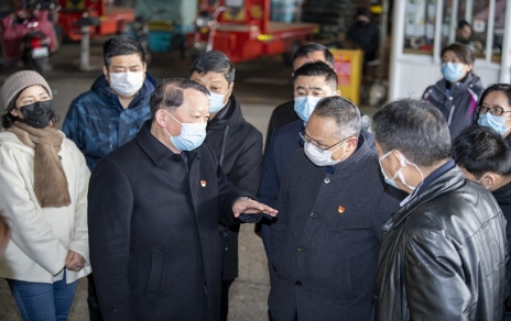 嘉興市委常委、嘉興經(jīng)開區(qū)黨工委書記陳利眾蒞臨我司指導防疫保供工作