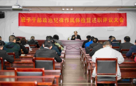 強(qiáng)化責(zé)任、提振精神，奮發(fā)進(jìn)取、邁出新步！ ---班子干部政治紀(jì)律作風(fēng)檢視暨述職評議情況